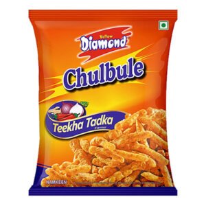 Yellow Diamond Chulbule - Teekha Tadka Potato Chips - 77gm